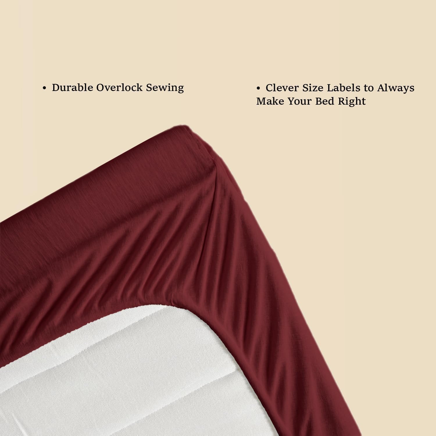 Sloomo Jersey Spannbettlaken 100% Baumwolle