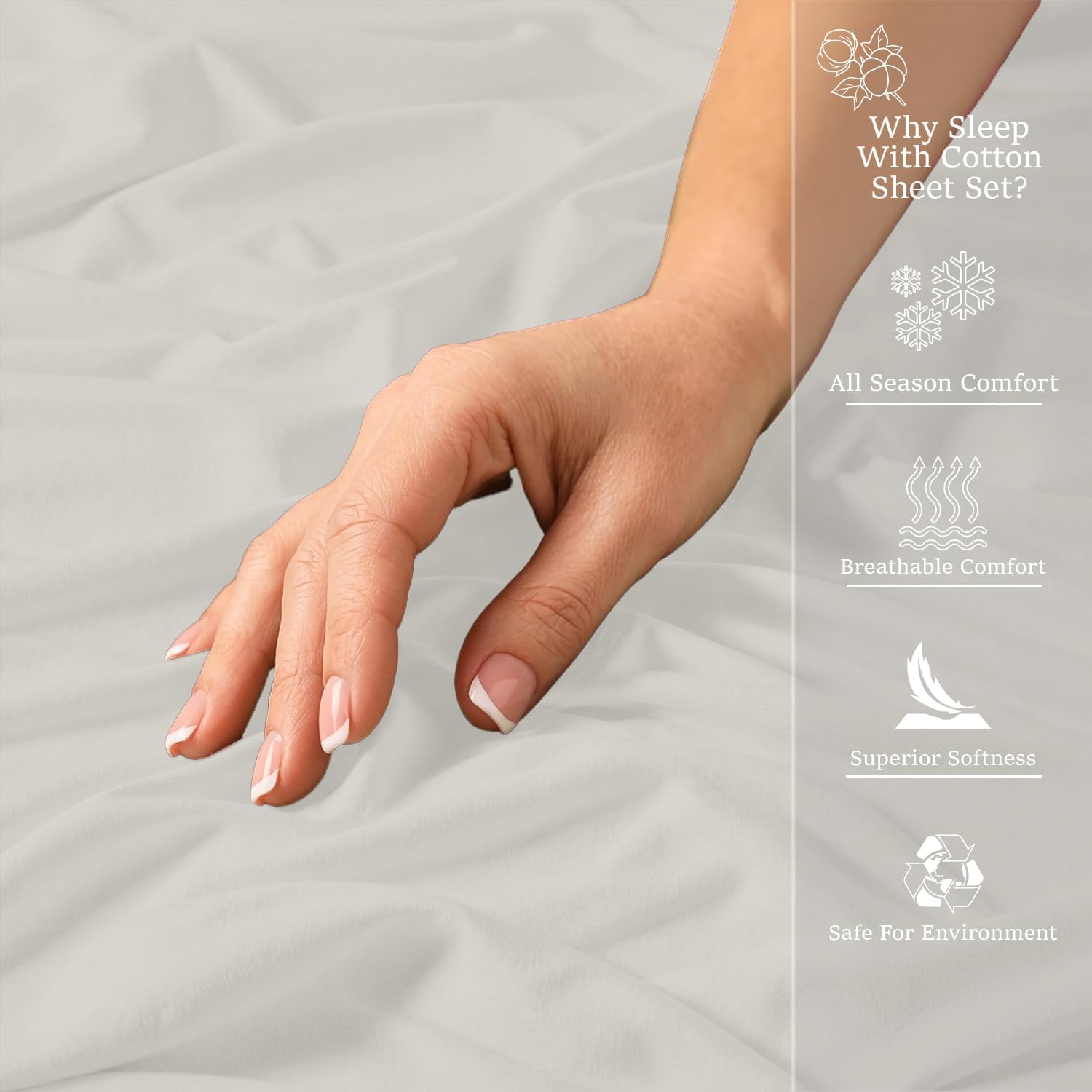 Sloomo Jersey Spannbettlaken 100% Baumwolle