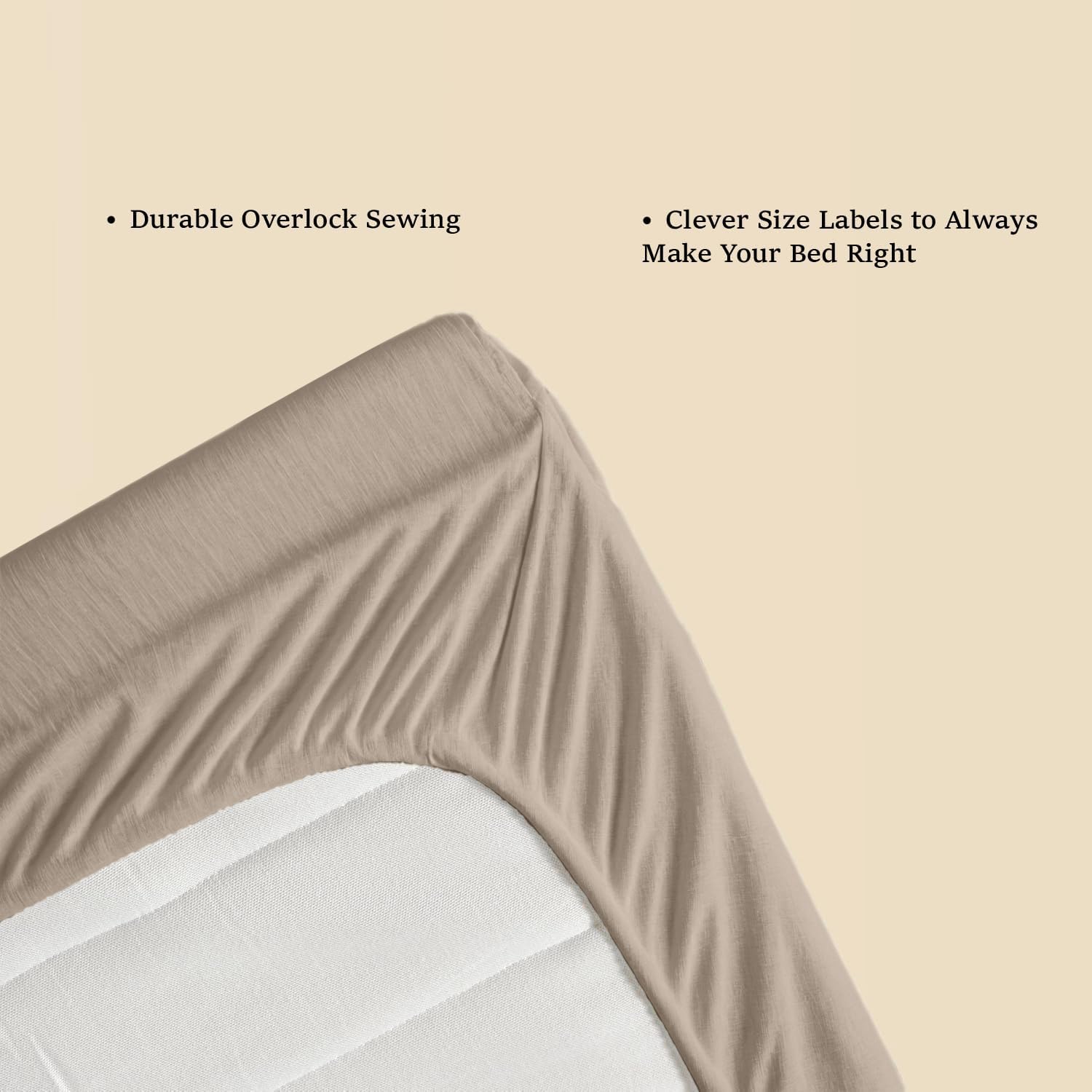 Sloomo Jersey Spannbettlaken 100% Baumwolle