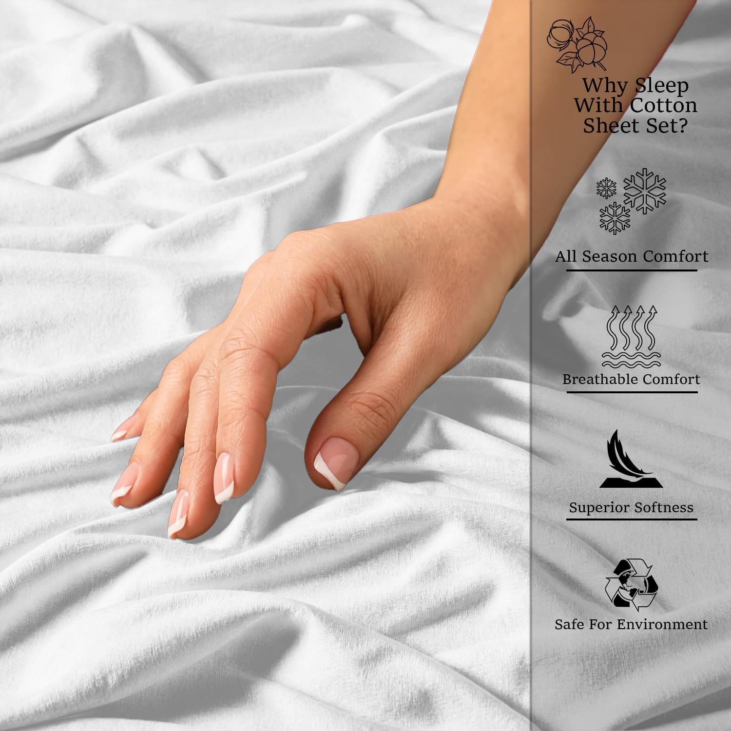 Sloomo Jersey Spannbettlaken 100% Baumwolle