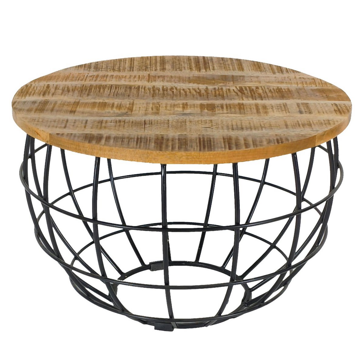 Beistelltisch - nachhaltig Couchtisch Wohnzimmer-Tisch - rund - Lexington - ø 55 cm