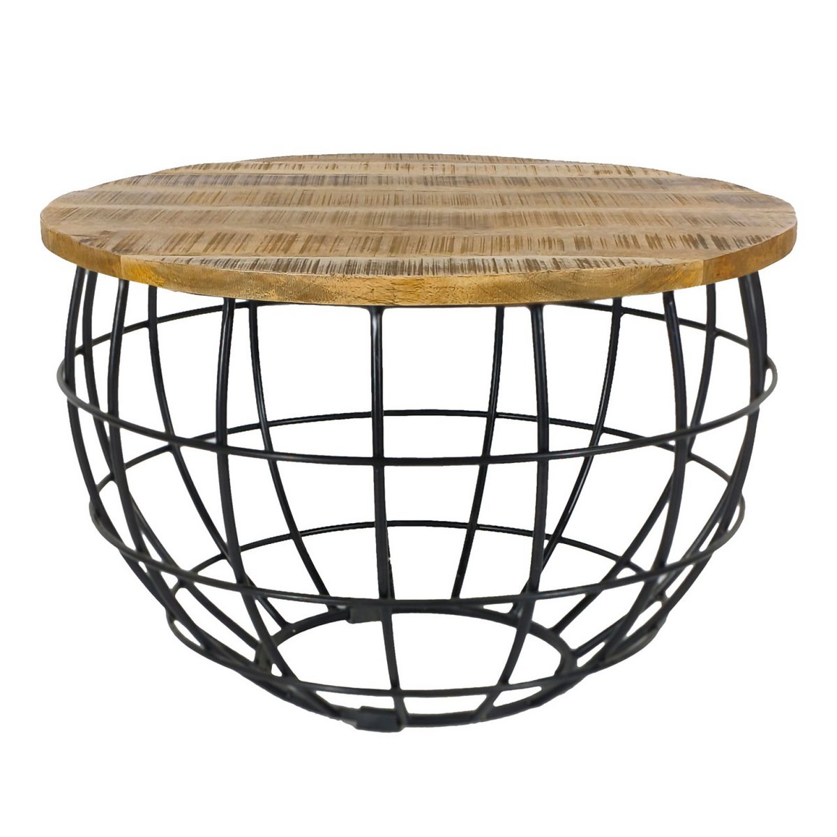 Beistelltisch - nachhaltig Couchtisch Wohnzimmer-Tisch - rund - Lexington - ø 55 cm