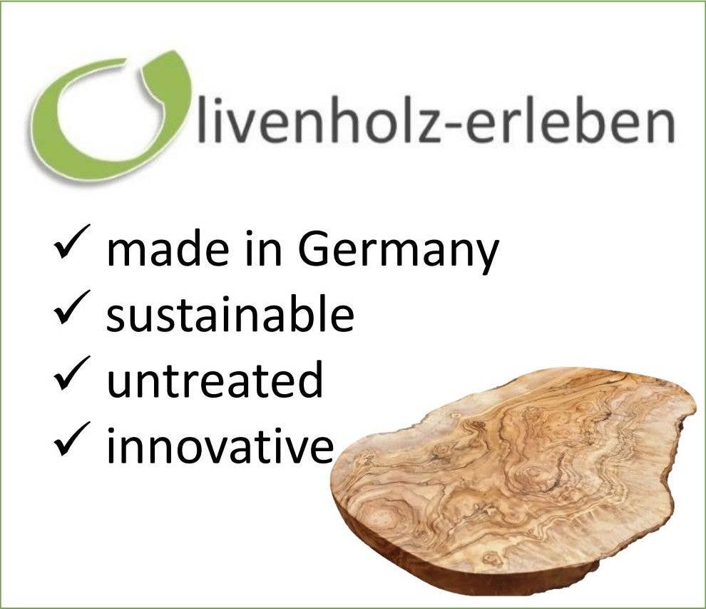 Seifenschale oval rustikal - ca. 12 – 14 cm - aus Olivenholz