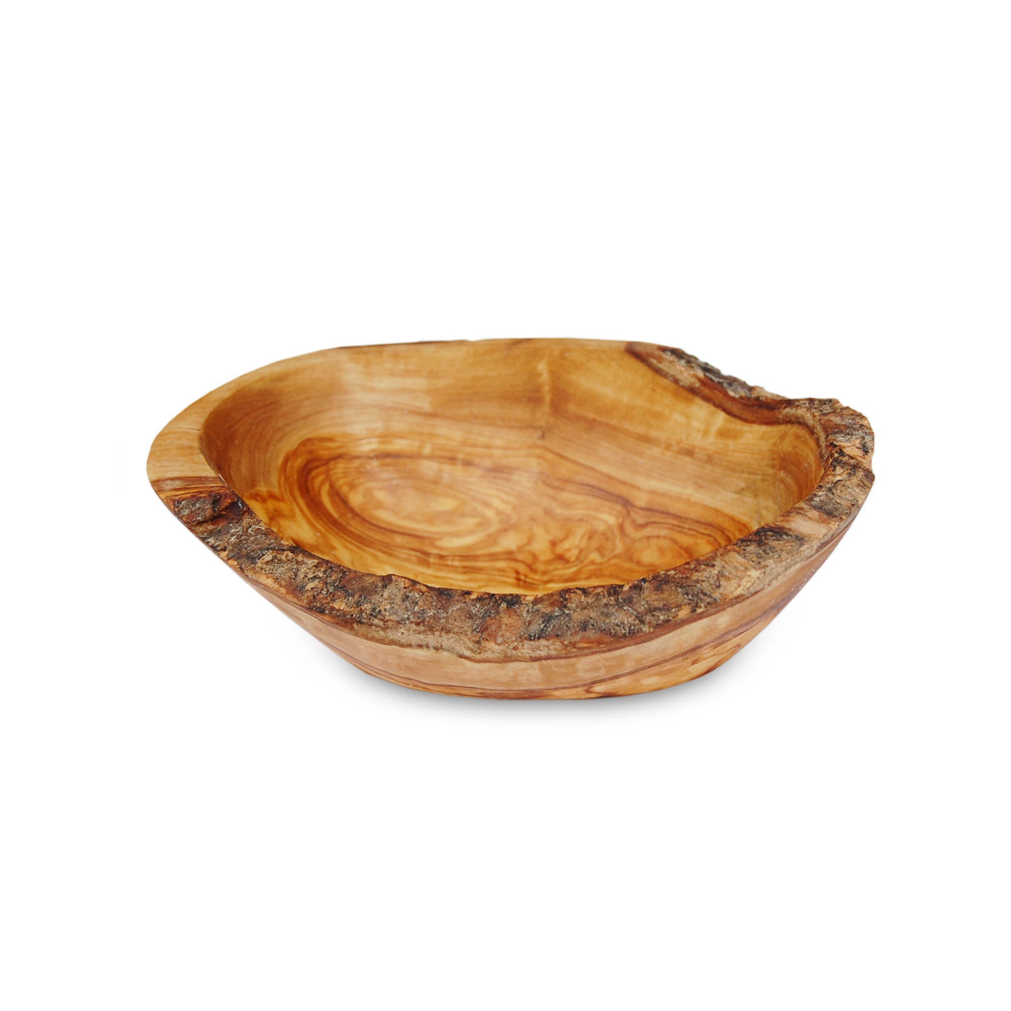 Seifenschale oval rustikal - ca. 12 – 14 cm - aus Olivenholz