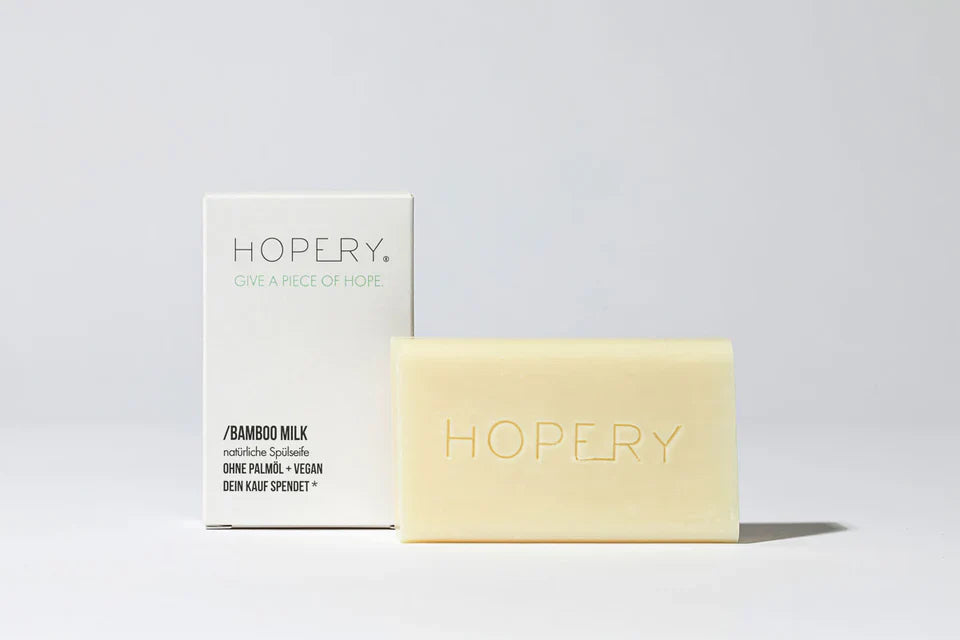 Hopery - Spülseife - Bamboo Milk - 100 % Zero Waste