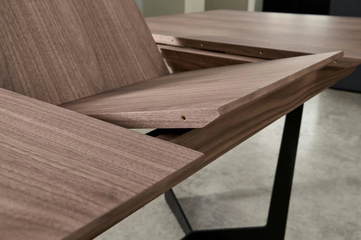 Furnhouse Tokyo Rechteckiger Esstisch 200x100 cm - Ausziehbar bis 250 cm - Walnuss Braun