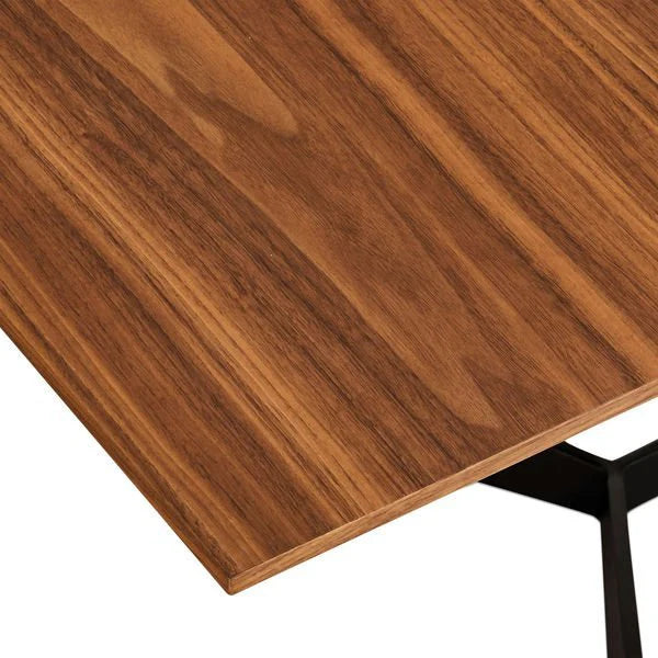 Furnhouse Tokyo Rechteckiger Esstisch 200x100 cm - Ausziehbar bis 250 cm - Walnuss Braun