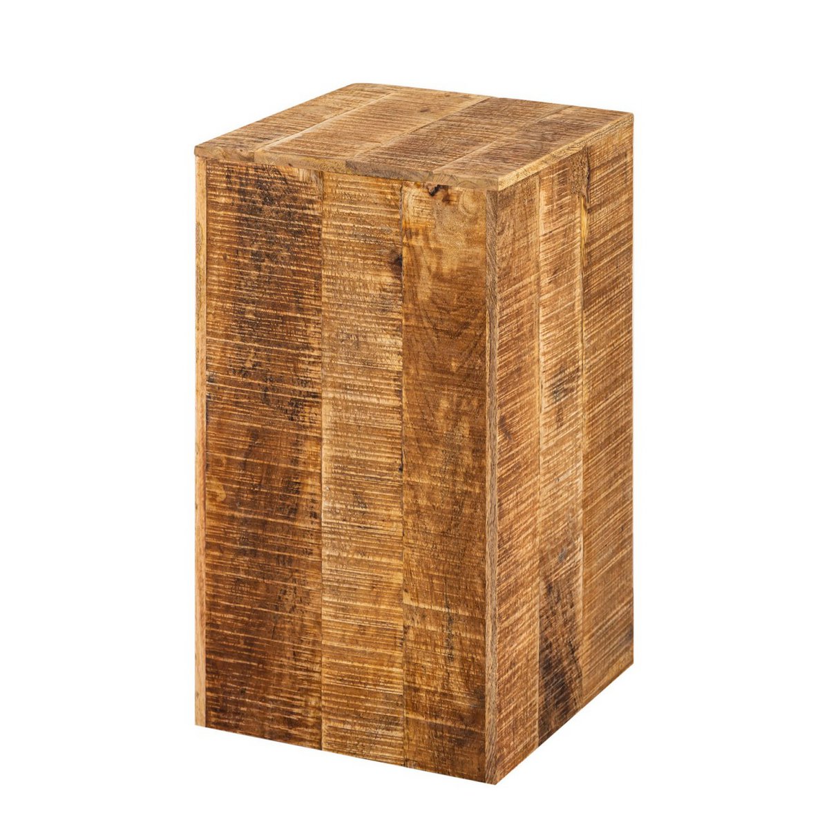Blumensäule - 27x27 H50 o. 73cm - Pflanzenständer - Mangoholz
