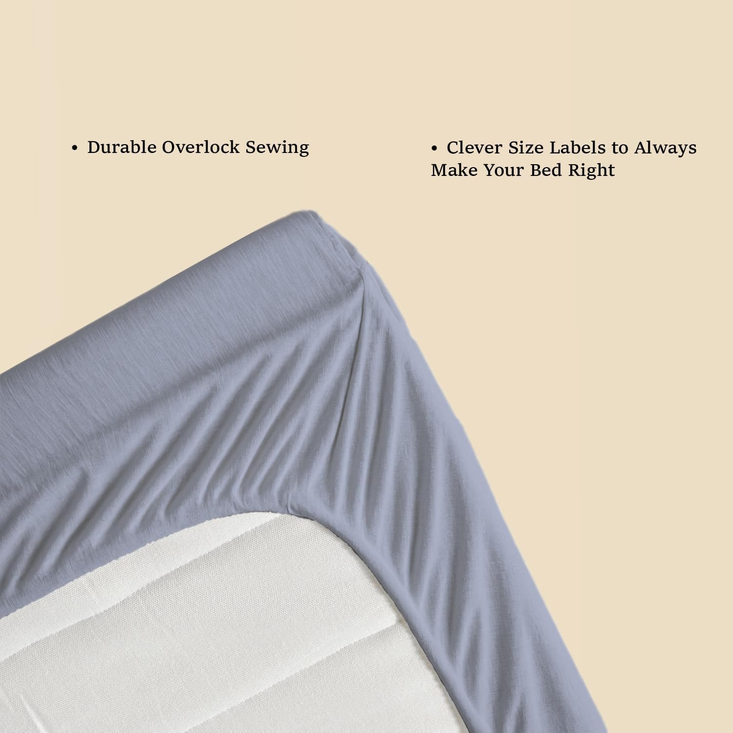 Sloomo Jersey Spannbettlaken 100% Baumwolle