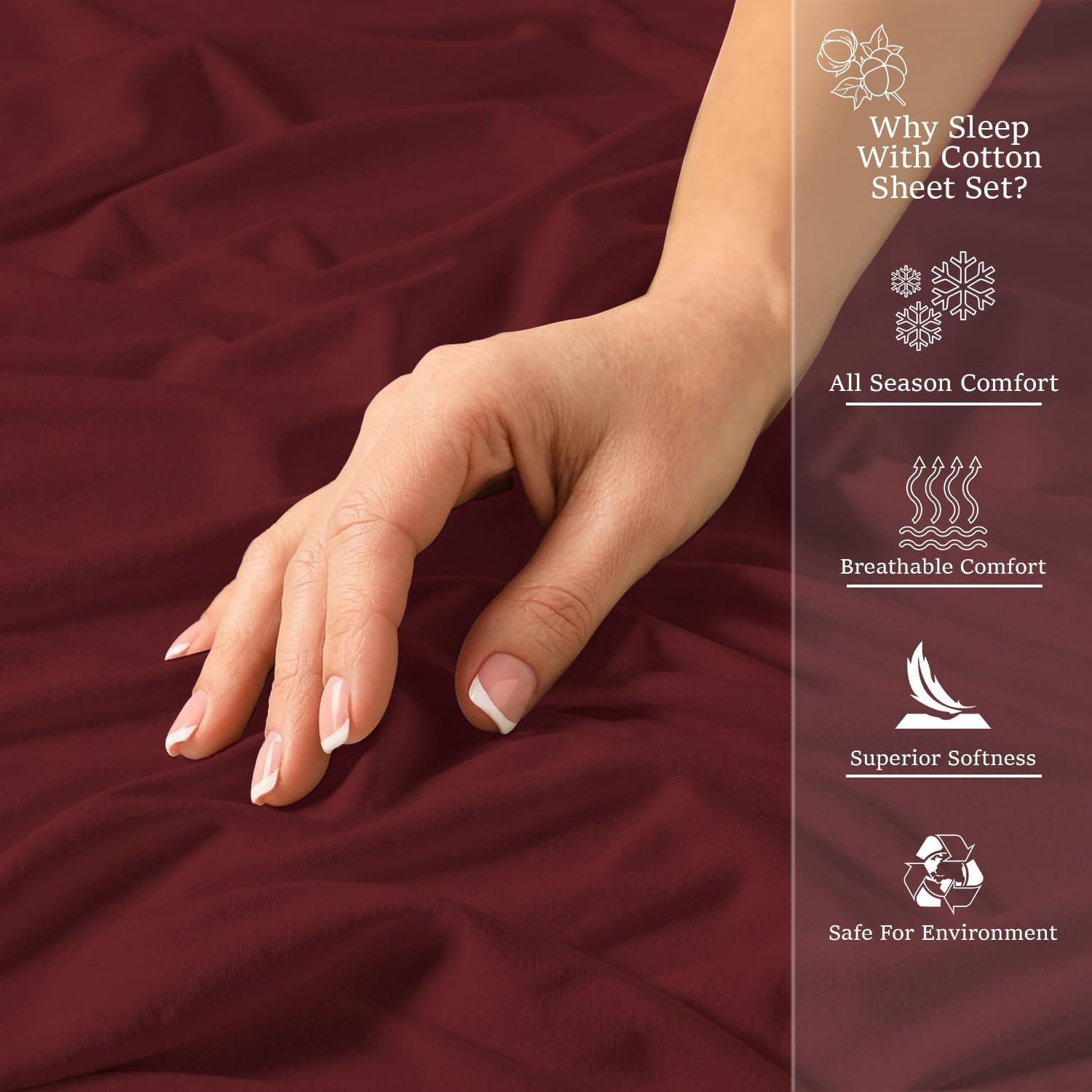 Sloomo Jersey Spannbettlaken 100% Baumwolle