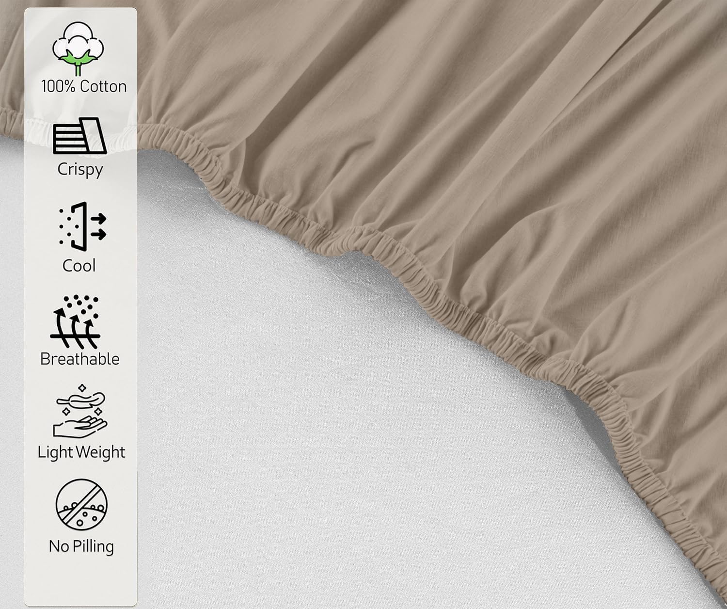 Sloomo Jersey Spannbettlaken 100% Baumwolle