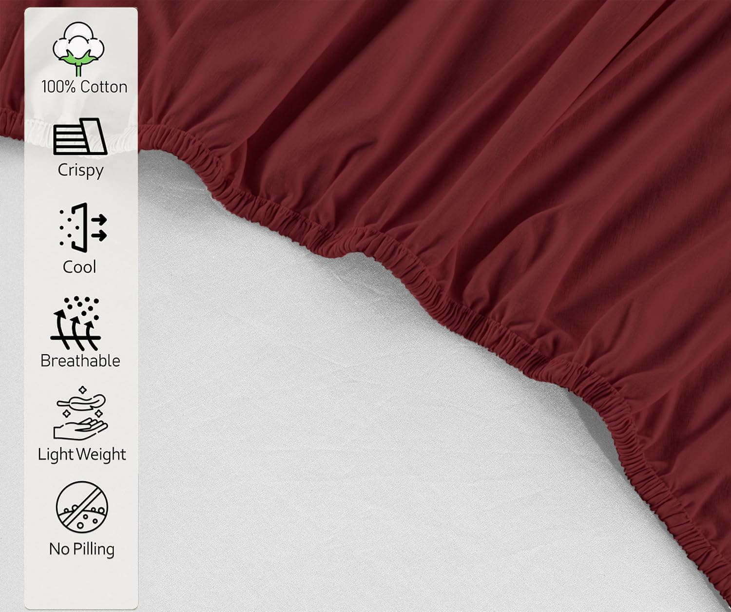 Sloomo Jersey Spannbettlaken 100% Baumwolle