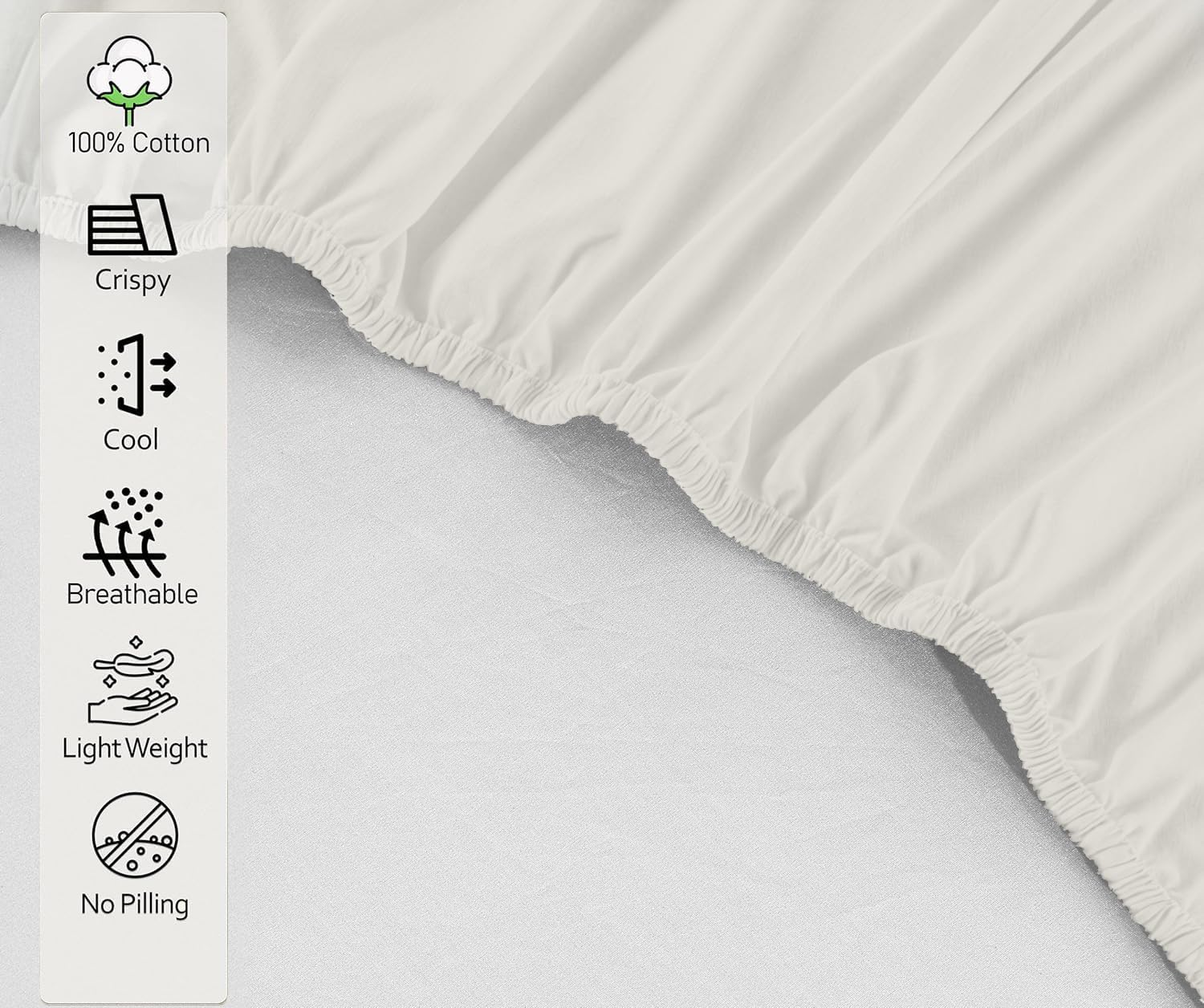 Sloomo Jersey Spannbettlaken 100% Baumwolle