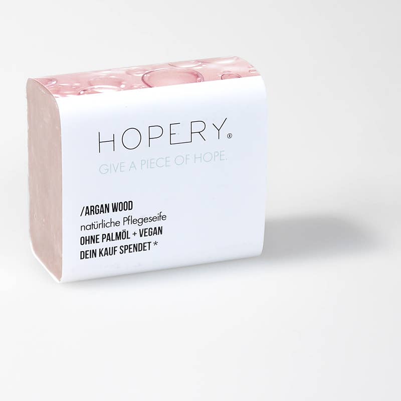/ARGAN WOOD - Hand- & Körperseife- 100 g - Palmölfrei, Vegan