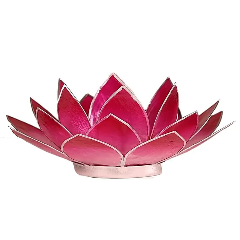 Lotus Teelicht Capiz - aus natürlicher Capiz Muschel