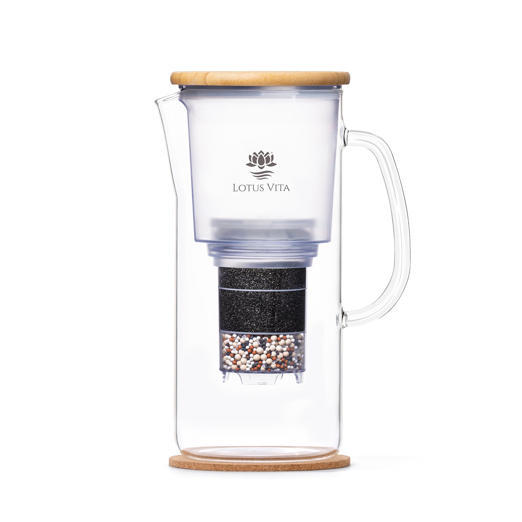 Lotus Vita - Glas-Filterkanne - ENYA - 1,4L