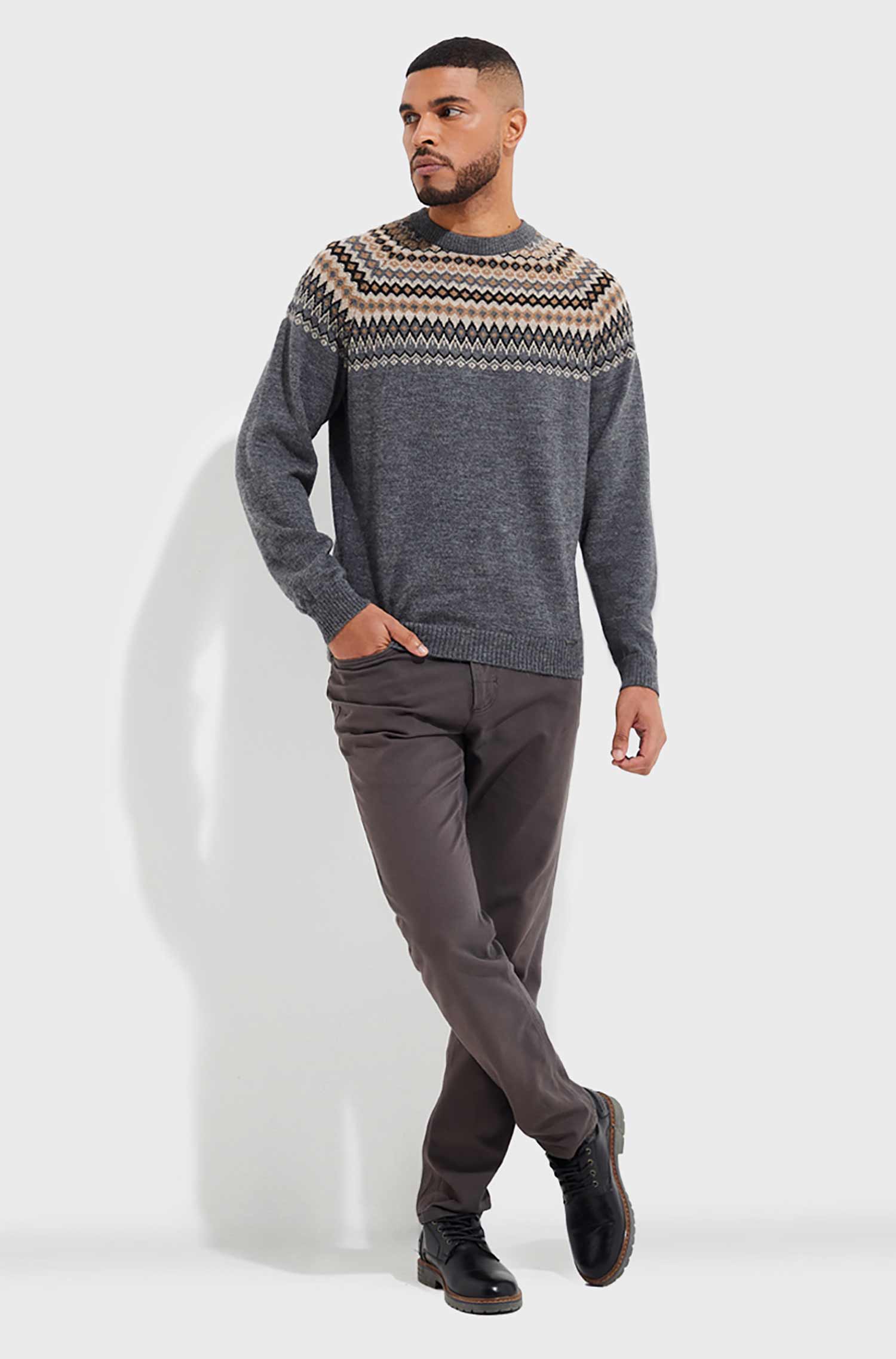 KUNA | Alpaka Pullover YAGO aus 100 % Baby Alpaka – Tradition trifft Trend