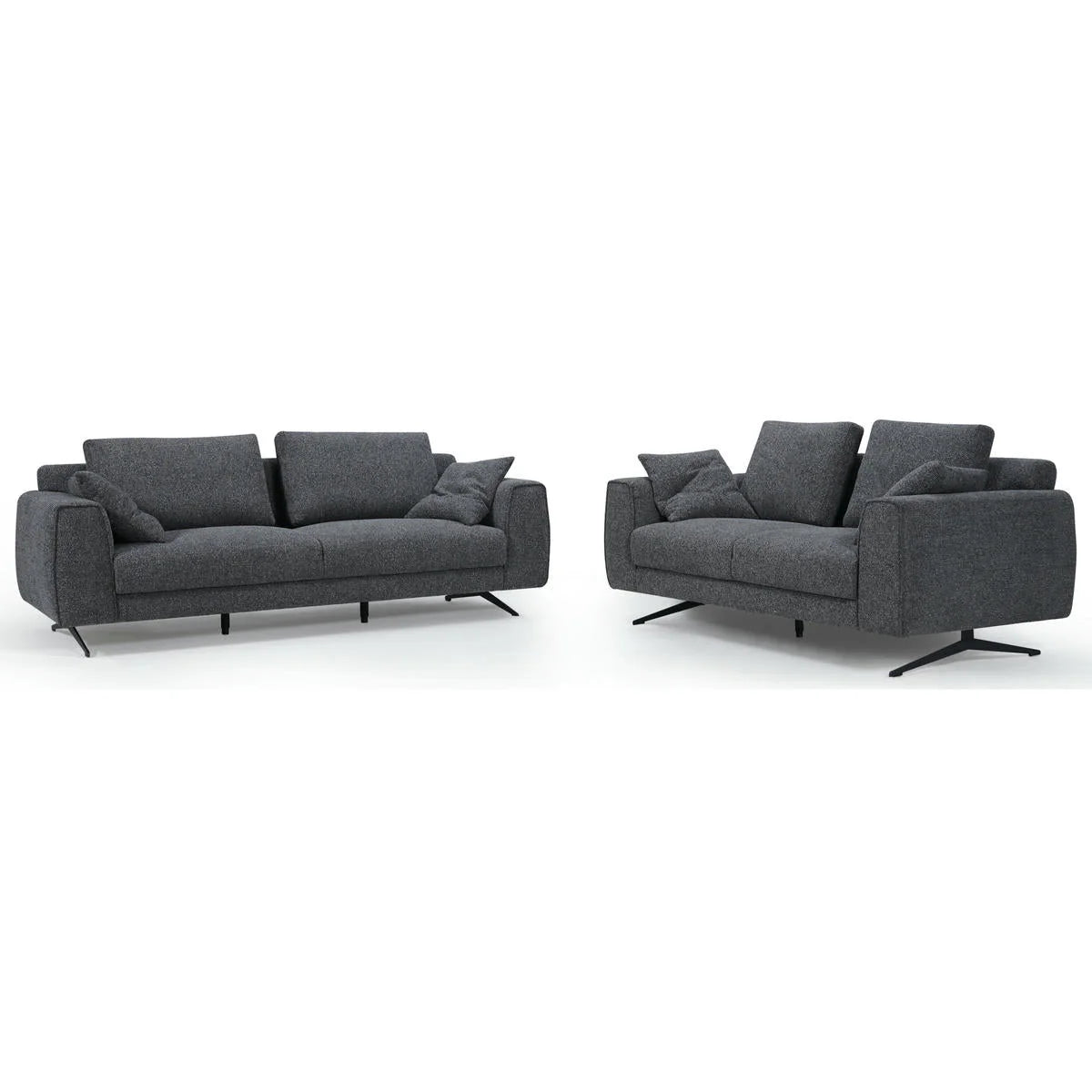 Furnhouse Detroit 3-Sitzer Sofa - Stoffbezug Grau