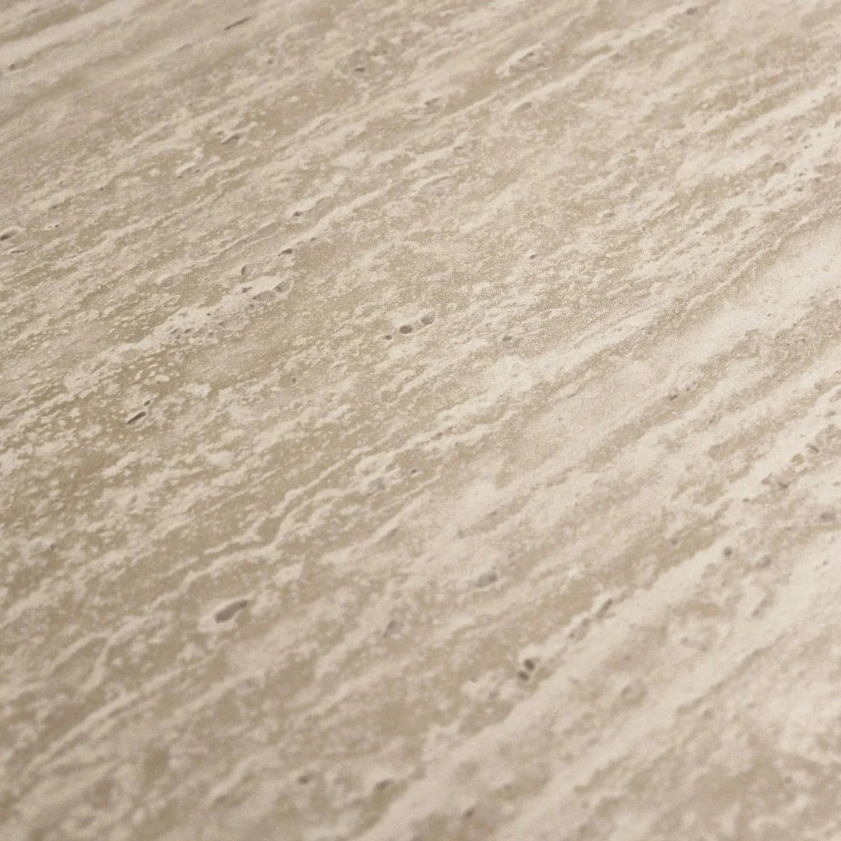 Furnhouse Tango Couchtisch Rund ø80 cm - Travertine-Optik Beige