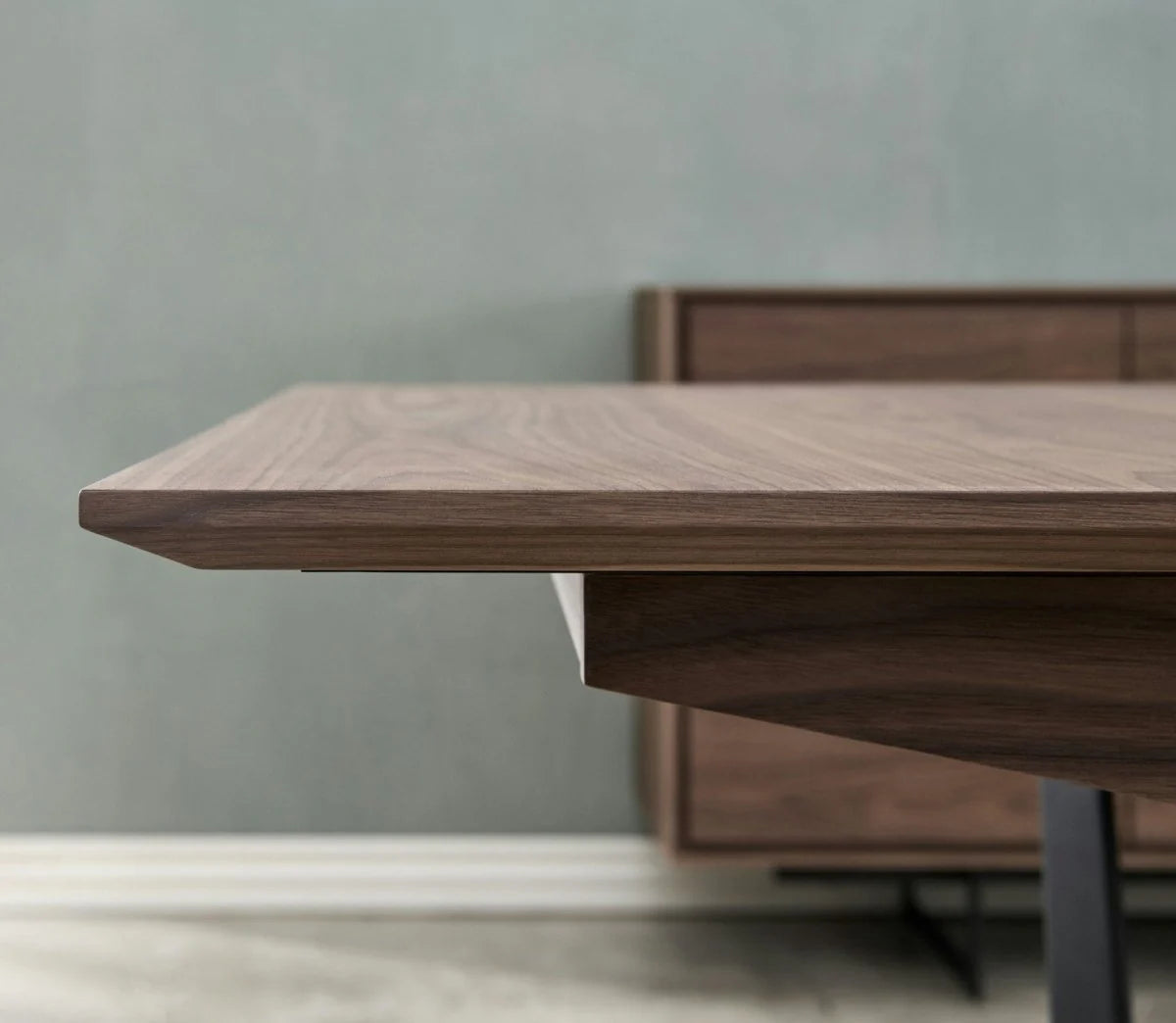 Furnhouse Tokyo Rechteckiger Esstisch 200x100 cm - Ausziehbar bis 250 cm - Walnuss Braun